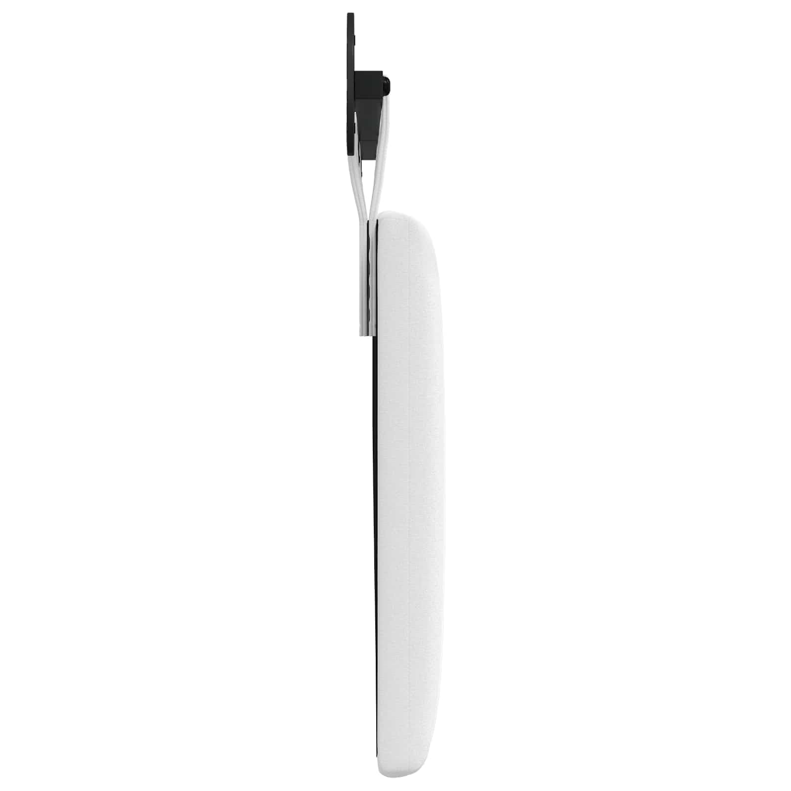 Tête de lit suspendue blanche - Panneau mural rembourré en tissu pour une largeur totale de 210 cm - Tête de lit moderne avec kit de montage mural et sangles réglables pour chambre à coucher