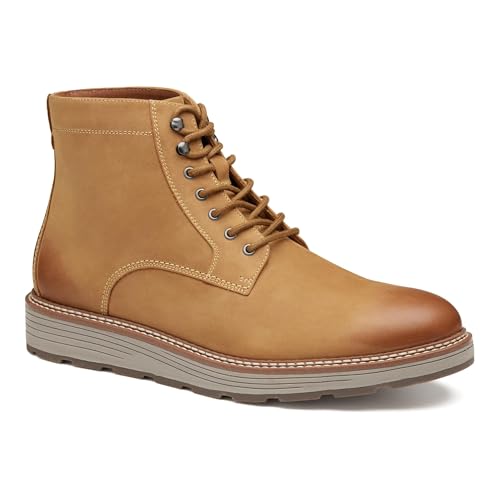 Image of Johnston & Murphy mens Upton Lug Plain Toe Boots