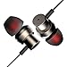 JUKSTG Earphones Noise Isolating in-Ear Headphones with Pure Sound and Powerful Bass with High Sensitivity Microphone and Volume Control