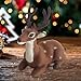 Fancyes Christmas Simulation Deer Decor Elk Figurine Charm Centerpieces Animal Reindeer Ornament Christmas Decor for