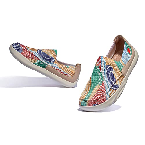 Image of UIN Womens Loafers Casual Travel Barefoot Shoes Lightweight Comfort Slip On Sneakers Mojacar