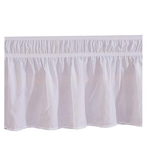 Wrap creativa Alrededor Tipo de cama falda de poliéster elástico anti faldón de tela suave sedoso Lados cama falda sin arrugas con estilo...