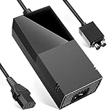 Power Supply for Xbox One, [Enhanced Version] AC Adapter Power Supply Charger Cord Replacement for Xbox One 100-240V, Black