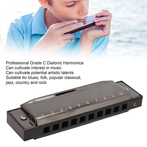 Harmonica, Instrument de Musique Professionnel Bonne Intonation Durable pour Adultes pour la Performance pour Jouer(Le noir) - Les Beatles, Paul McCartney, John Lennon, RIngo Starr, George Harrison Harmonica, Instrument de Musique Professionnel Bonne Intonation Durable pour Adultes pour la Performance pour Jouer(Le noir) – Image 6