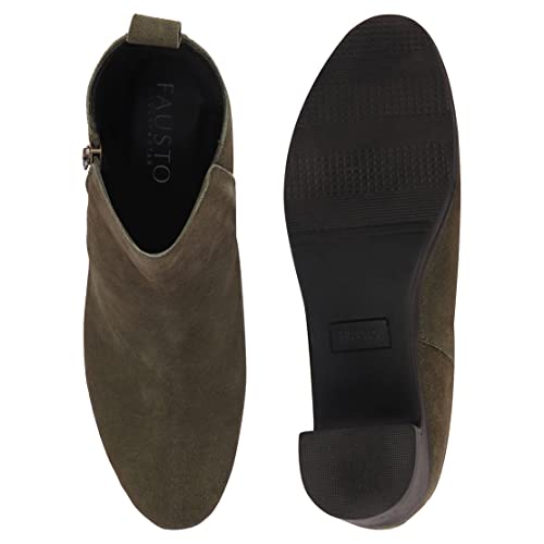 Image of FAUSTO Women Flared Heel Boots