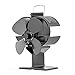 Yeeda - Ventilatore per stufa, ad aria calda, silenzioso, per bruciatore a legna/legna