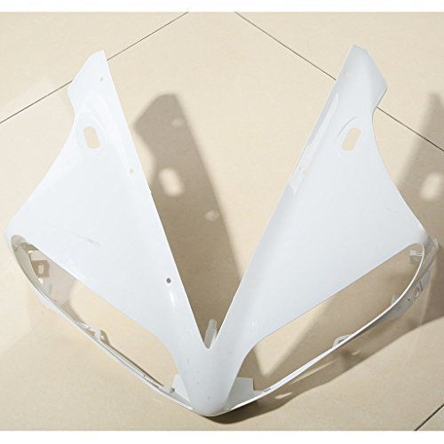 Xfmt Motorcycle White Unpainted Abs Plastic Fairing Cowl Bodywork Set Compatible With Yamaha Yzf R1 Yzf-R1 2004 2005 2006 #TOP6