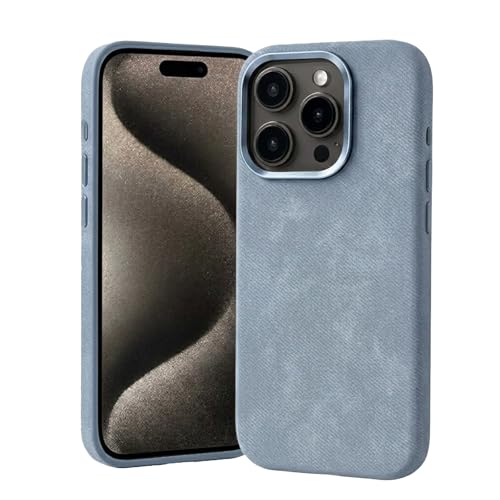 Magnetic Case for iPhone 16 Pro Max, Soft Touch Solid Color Shockproof Protective Phone Cover, Protective Durable Slim Fit Phone