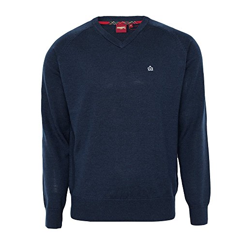 Merc of London Conrad, Jumper Jersey, Azul Marino, XS para Hombre