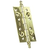 Latonada. Bisagra Seguridad Latonada 150x80 mm.