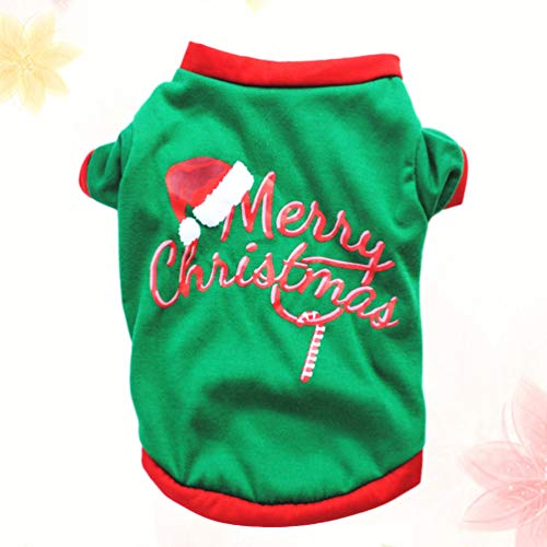 Camisa de Natal para animais de estimação Balacoo Roupas para animais de estimação Roupas de algodão