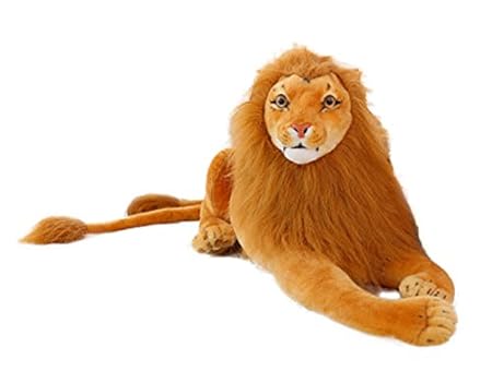 Tickles Brown Brave Lion Stuffed Soft Plush Toy for Kids 35 cm