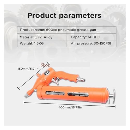 Compresor manual lubricante automático de 600cc para automoción 5