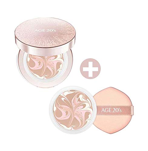 New in 2019 Season12 - Age 20's Essence Cover Pact LX 12.5g (0.44oz) include Refill - Korean Beauty Makeup (#21. Light Beige)