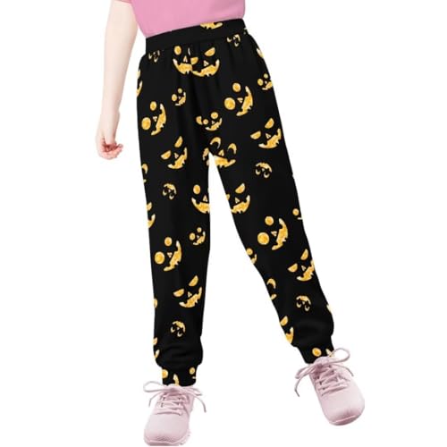 Pinupub Kids Joggers Pants for Boys Girls Elastic Waist Stretch Cute Graphic Bundle Foot Sweatpants3