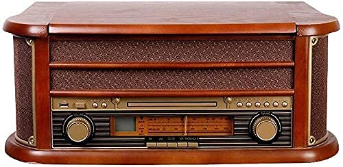 AMZOPDGS Tourne-Disque rétro, Music Box Nostalgic Classic Wood Bluetooth Turntable Bluetooth LP European Record Player… - Les Beatles, Paul McCartney, John Lennon, RIngo Starr, George Harrison AMZOPDGS Tourne-Disque rétro, Music Box Nostalgic Classic Wood Bluetooth Turntable Bluetooth LP European Record Player… – Image 3