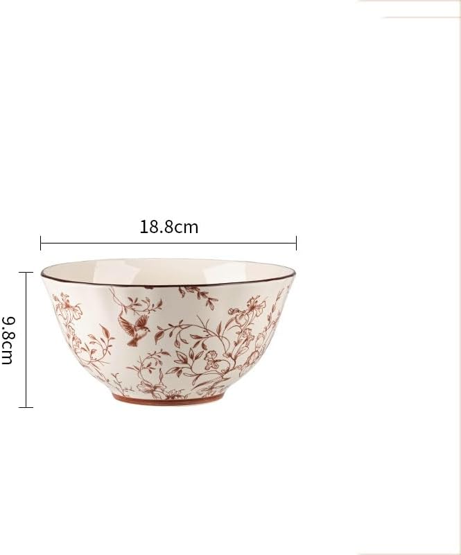 Dining Table Ceramic Bowls Household Tableware Rice Salad Noodle