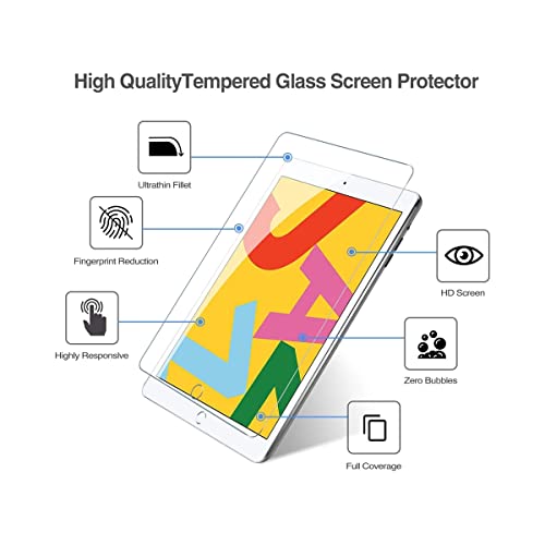 Película de Vidro 9H Temperado Para iPad 7ª, 8ª e 9ª Geração 10.2