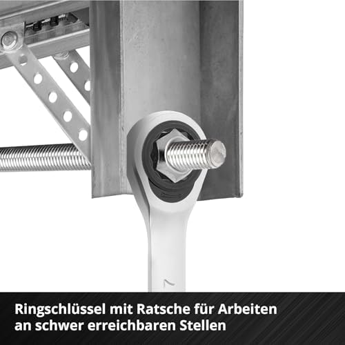 Bild 6 - Original Einhell E-CASE 80-tlg. Werkzeugkoffer (Werkzeug-Set im robusten, stapelbaren Kunststoffkoffer als ideale Grundausstattung für den Haushalt, die Werkstatt oder unterwegs)