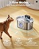 Cat Water Fountain Wireless - Stainless Steel 3.2L/108oz Cordless Pet Fountain - Battery Operated Automatic Water Dispenser for Cats Indoor, with Motion Sensor & Quiet Pump #2