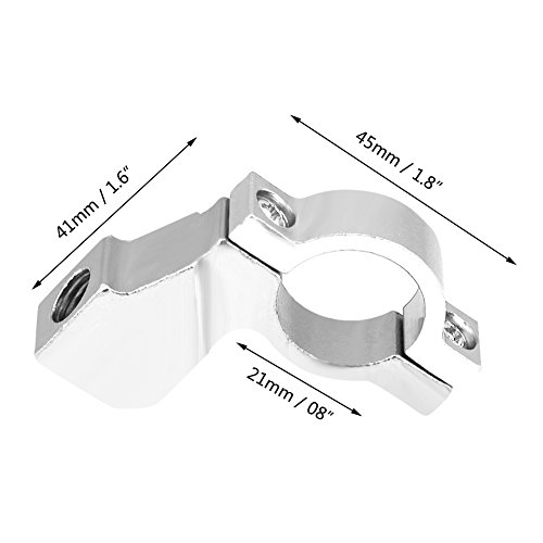 image for Esenlong 1pcs 10mm Aluminum Alloy Motorcycle Rearview Mirror Bracket H