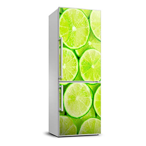 Pegatinas de refrigerador lavables película autoadhesiva resistente de limas 2