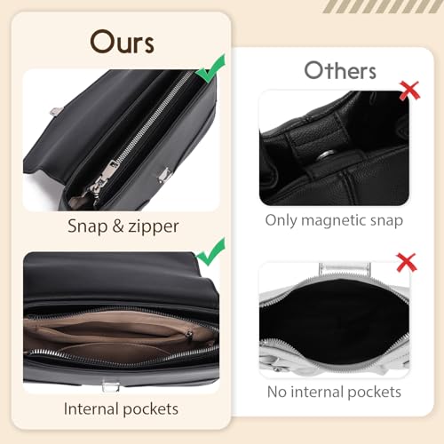 YIKOEE Womens Shoulder Bags Small Y2K Mini Purse with Vegan Leather4