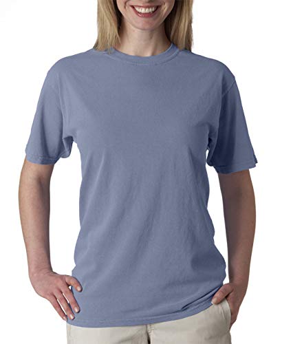 Comfort Colors 6.1 oz. Ringspun Garment-Dyed T-Shirt (C1717) Washed Denim, S