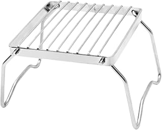 CLISPEED Churrasqueira De Acampamento Dobrável Para Churrasco Cesta De Grelha Conjuntos De Grelha Para Churrasqueira Externa Acessórios Para Churrasqueira Para Churrasqueira Externa Mini