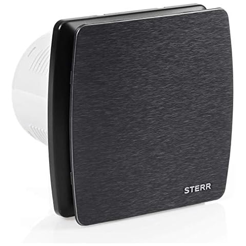 STERR - Black Quiet Bathroom Fan 100 mm / 4" - LFS100-QB Cover