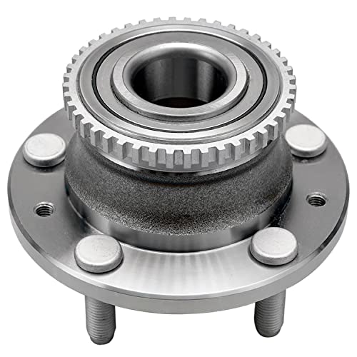 Image of Detroit Axle - Pair Wheel Bearing and Hubs Assembly for Mazda 929 1992-1995, MPV 1989-1998 w /ABS