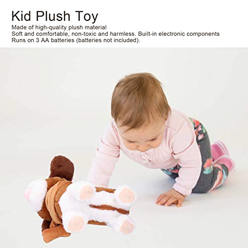 Brinquedo para cachorros de pelúcia, cachorros de estimação eletrônicos interativos, bebês para cria