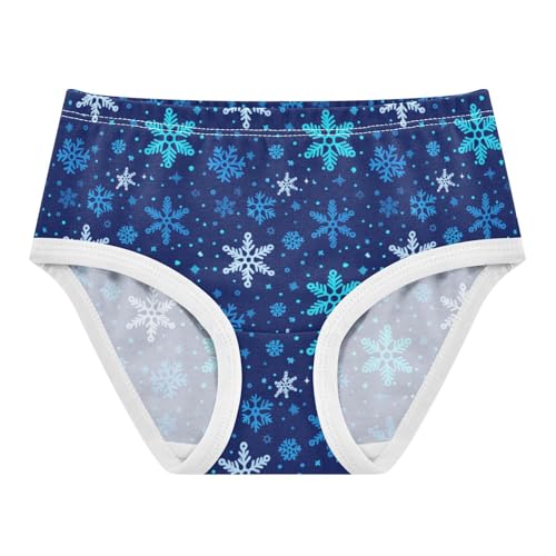 Girls' Underwear Snowflake Blue Toddle Brief Panties 2303000