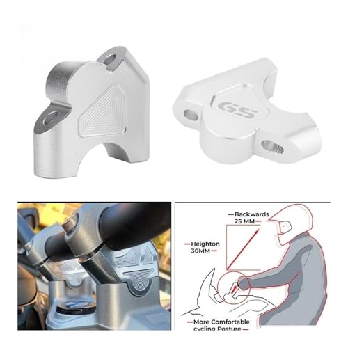 Extension guidon pour R1200GS pour rouler sur de longues distances sans fatigue