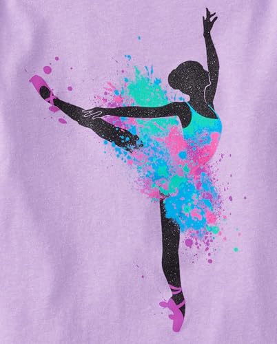 Image of The Children's Place Girls' Sports,Trends,Icons Short Sleeve Graphic T-Shirts,3 Pack