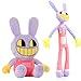 ZOOBLE，The Amazing Digital Circus Full Set of Plush Dolls, Featuring 10 Characters, Jax and his Friends Comics and Games Plush Dolls, 10-14 inch Digital Circus Plush, Suitable for Children's