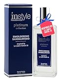 Instyle Fragrances, Platinum Collection, Smoldering Sandalwood, Inspired by Le Labo’s Santal 33, Unisex Eau de Parfum, CLEAN, Vegan, Paraben-Free, Never Tested on Animals, 3.4 Fluid Ounces