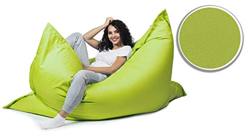 sunnypillow XL Sitzsack, Riesensitzsack Outdoor & Indoor 100 x 150 cm mit 140L Styropor Füllung Sessel für Kinder… – Bild 3