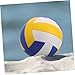 Mipcase Soft Indoor Volleyball for Adults Standard Size 5 Machine-Sewn Sturdy PU Material Suitable for Gym Training and Indoor Practice Beach Volleyball Equipment