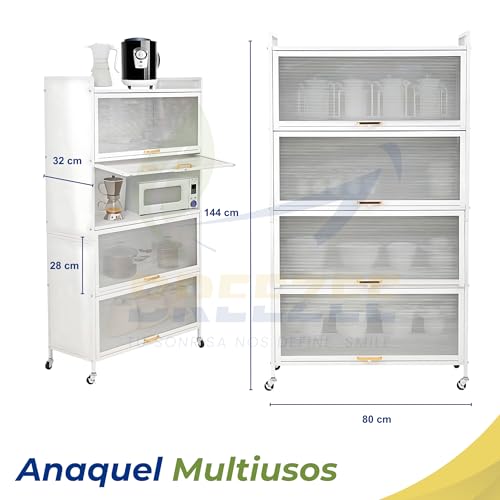 Consejos para Comprar Alacena Blanca - los preferidos. 9 Alacena Blanca marca BREEZEE (3)