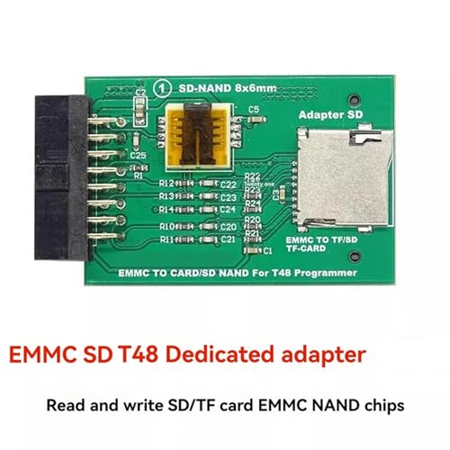 Adaptador EMMC para programador T48 que evita fallos de escritura de datos 6