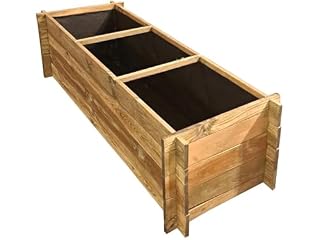 Habitat et Jardin carré potager bois 140 x 60 x 41 cm
