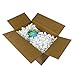 UOFFICE Packing Peanuts 3.5 cu. ft. (22.5 Gallons) S Shaped, Cushioning (1-Pack, White), Packing Peanuts For Shipping, Moving, Storage & Packing