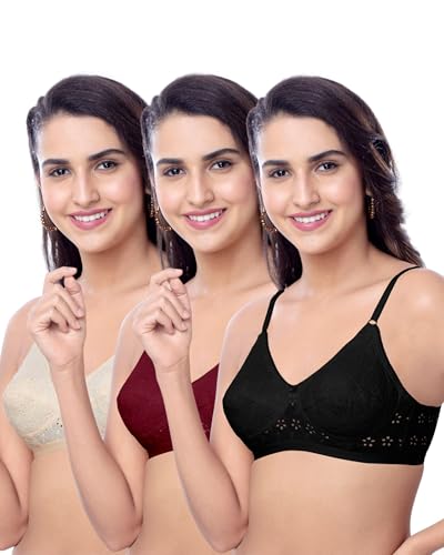 Image of Brida Italia Women's Cotton Minimizer Saree Bra | Full Coverage | Non-Padded, Wire-Free | Comfortable Daily & Ethnic Wear