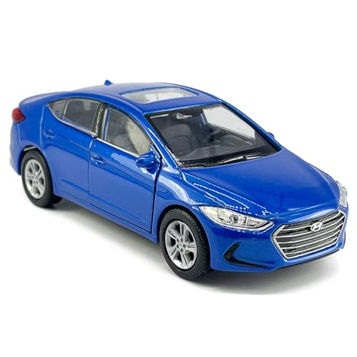 Modelo de Auto Hyundai Elantra a Escala 1:36 Azul miniatura 3