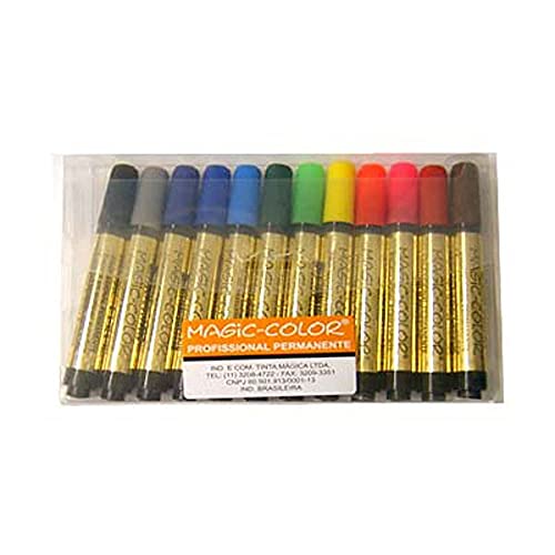 Estojo Magic Color 12 Cores Básicas 641