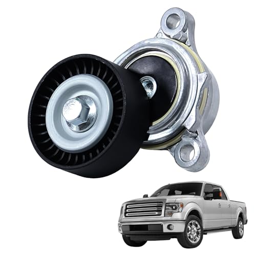 Image of 39221 Belt Tensioner Assembly with Pulley Compatible with 15-17 Expedition,11-17 F-150 Mustang,15-19 Transit-150 /Transit-250 /Transit-350,15-17 Navigator,3.5L /3.7L Gas(19310299,BR3Z6B209E)
