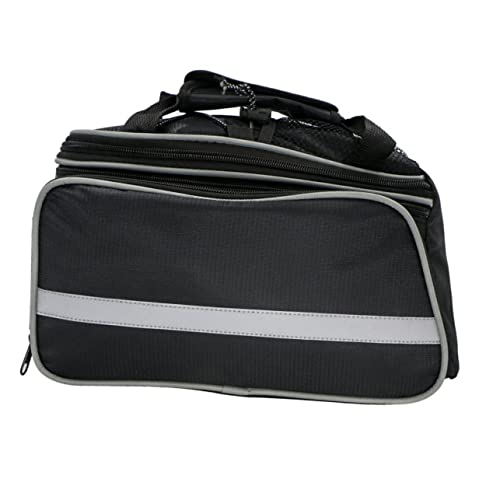 Holibanna Cycling Rear Seat Trunk Bag Multi Pocket Saddle Bag for Mountain Bikes Capacity Pouch Rack Case for Excursions with Random Trim Color
