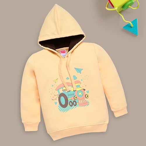 Image of LuvLap Baby Boys Full Sleeve Boys Hooded Sweatshirt & Pyjama Set