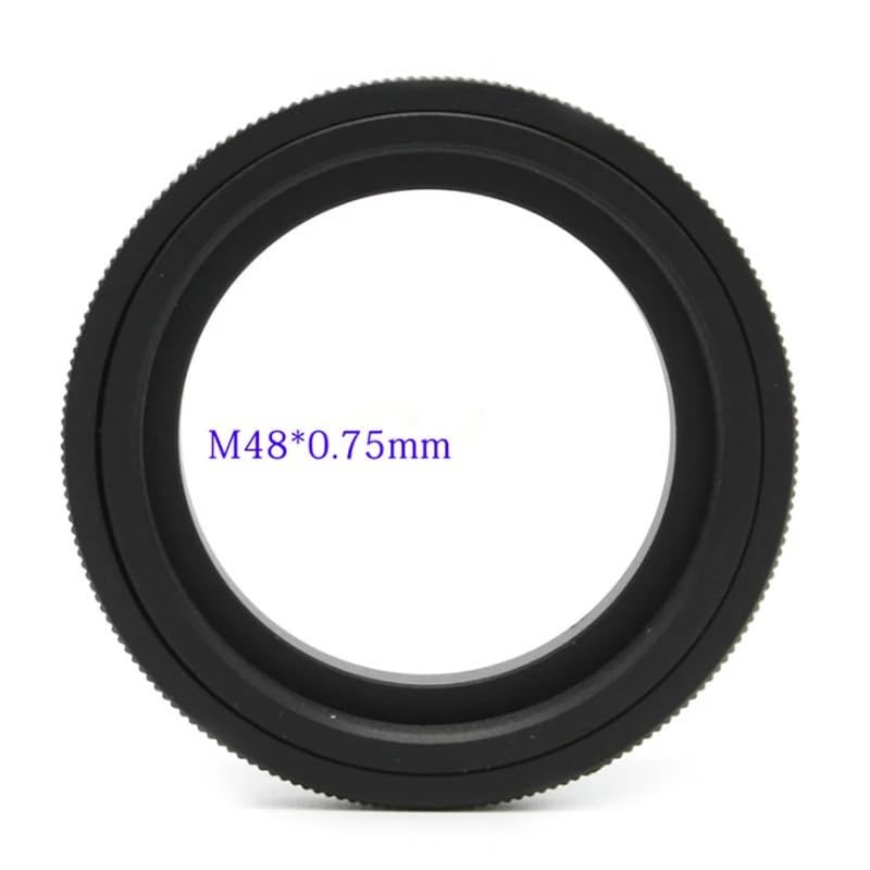 Anillo adaptador M48x0.75 para acoplar cámaras a telescopios con precisión 2